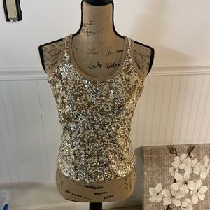 Y2k Sequin tank top